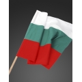 Знаме на България 50/83см. с дървена пръчка